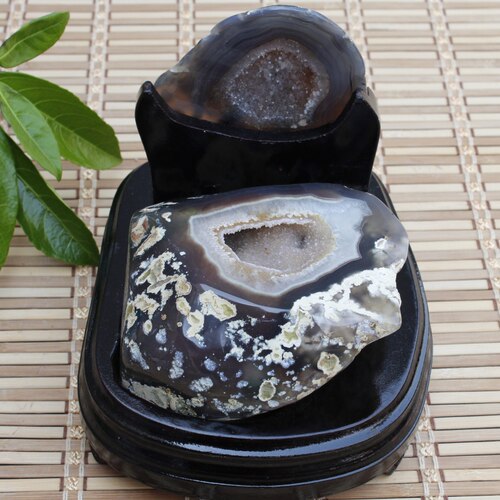 巴西进口天然玛瑙聚宝盆摆件 水晶洞 旺财 旺运 镇宅 消磁 纳福