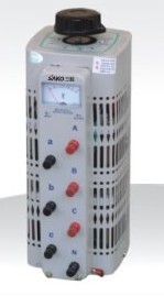 三科调压器6000W三相380V铜可调变压器TSGC2-6KVA0-430V520V