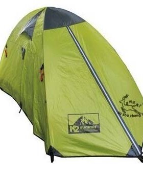 亏本大甩卖K2凯图正品情侣帐篷防雨双人双层帐户外露营垂钓铝杆