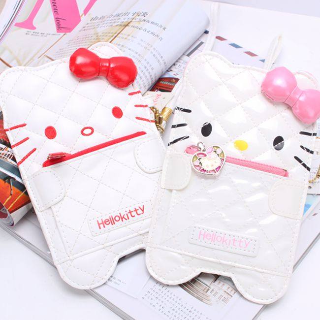 Clearance hello kitty halter 5.5 inch note4 iphone6S iphone7 PLUS Mobile phone bagin the Leather/Lady bags/Men's bag, Phone package  category - from Buy2taobao.com to provide professional Taobao agent buy service