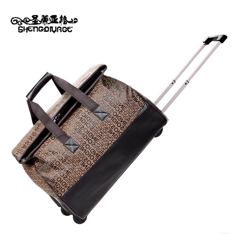 圣蒂亚格大容量拉杆包旅行袋拉杆女行李包登机短途旅游包男轻便潮