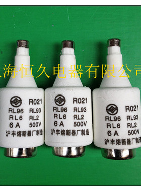 陶瓷保险丝 R021 RO21 RL6 500V 2A 4A 6A 10A 16A25A熔断器熔芯