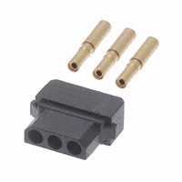 Harwin  连接器 矩形 插座 母形插口 3P M80-8980305