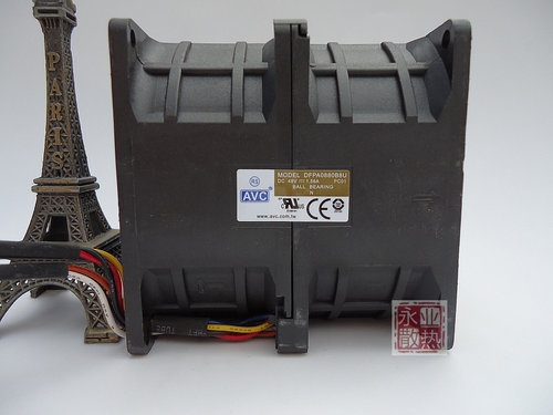 正品 AVC DFPA0880B8U 8080 8CM 48V 1.56A 双电机增压风扇