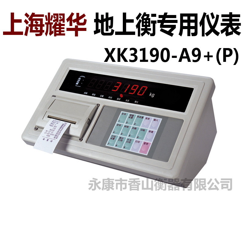 上海耀华XK3190-A9+P称重仪表/地磅显示器/地磅显示屏/衡器地磅