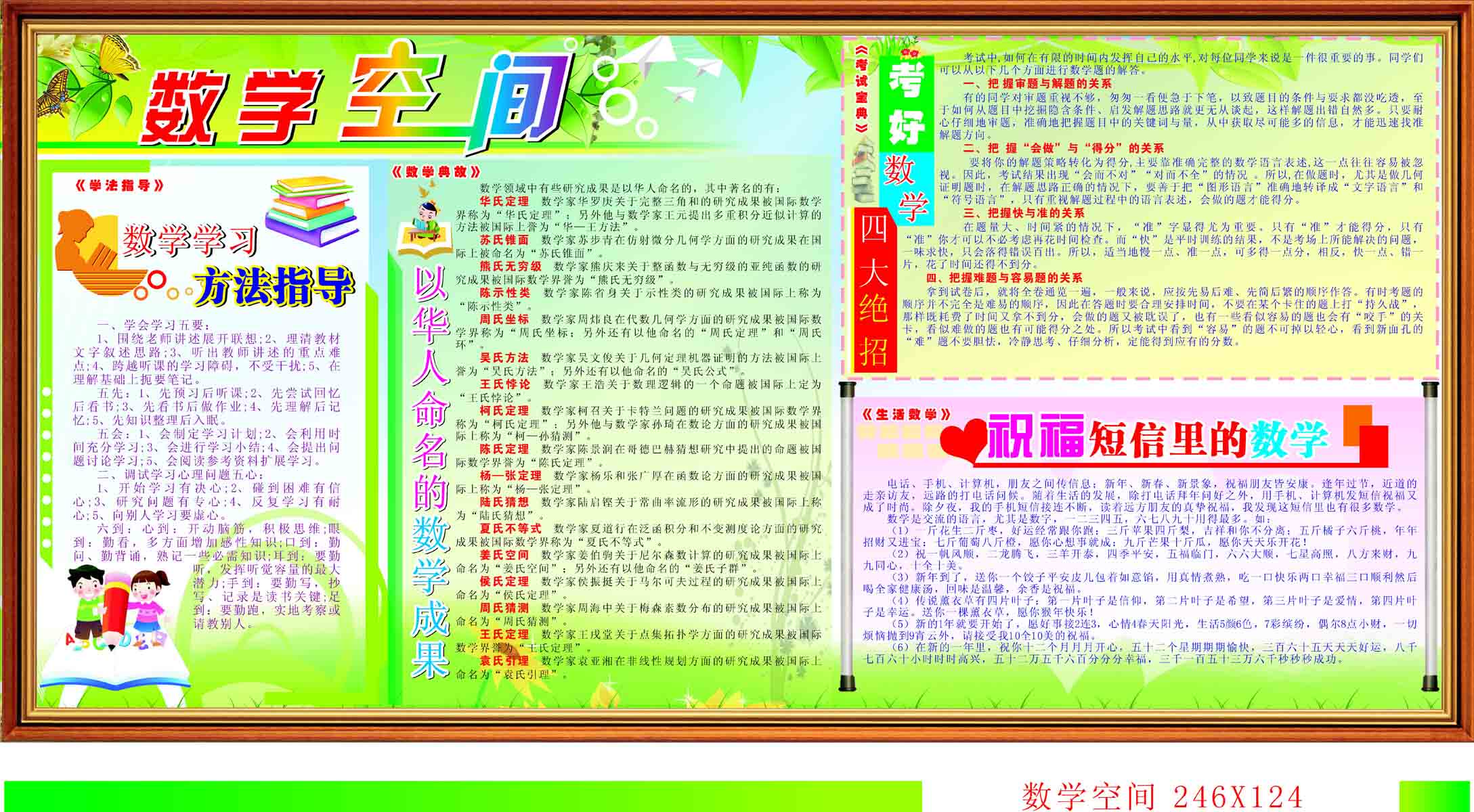 海报印制209海报展板素材(制作)2978数学空间学习方法指导