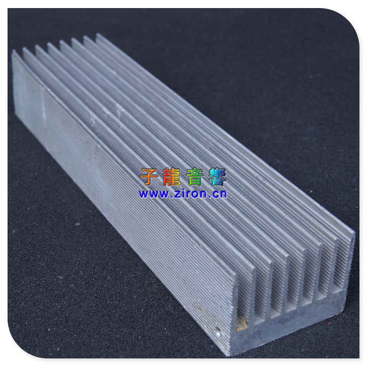 SR025 铝散热器 198x56x40 功放用翼形散热器 IC 功率管散热器