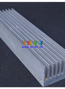 SR025 铝散热器 198x56x40 功放用翼形散热器 IC 功率管散热器