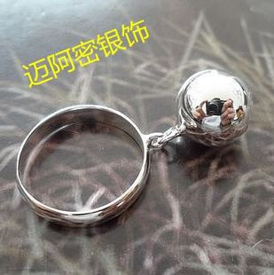 迈阿密泰银 925纯银 原创手工银 梦想球好运戒指吊坠10-18#特价