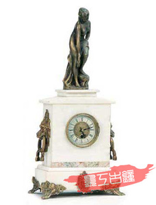 新款仿古座钟 欧式机械座钟 摆设饰品 软装 工艺纯铜铸造钟表高54