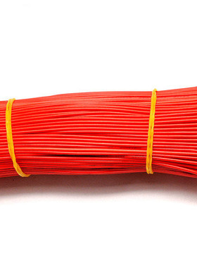 引线UL1007 24AWG11根0.12铜丝 100mm长 红色导线电子线 连接线