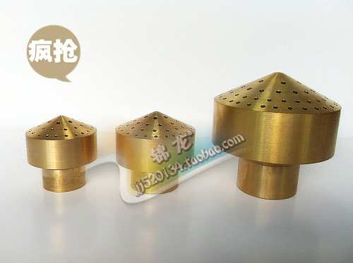 铜喷头1寸DN25礼花喷头 多孔散射水景喷头 莲蓬水池喷泉喷头景观