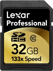 199元 Lexar 雷克沙 Professional 专业级 SD存储卡（32GB、Class10、133X）