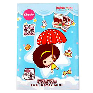 拍立得mini胶片 白边相纸贴纸 moc摩斯娃娃 hami哈米卡通边框贴纸