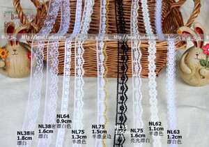 娃衣用~diy手工 日韩蕾丝 尼龙集合1 花朵花边 狗牙波浪服装辅料