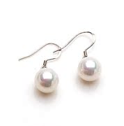 Post Korean version of smile package long drop Pearl Earrings earring earring earring new Korea ear hanging ornament