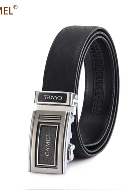 【非卖品】Camel骆驼 正品 牛皮 正装 男士 皮带 自动扣 DF1000