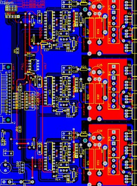 L297原理图pcb  雕刻机PCB 步进电机控制器IRLZ44N 7409 步进电机