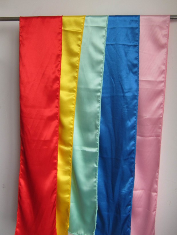 缎面双层 太极腰带 武术操表演腰带 练功带 腰鼓龙舟服 功夫腰带