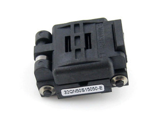 美国原装PLASTRONICS测试座 QFN32烧录座 间距0.5MM 尺寸5X5MM