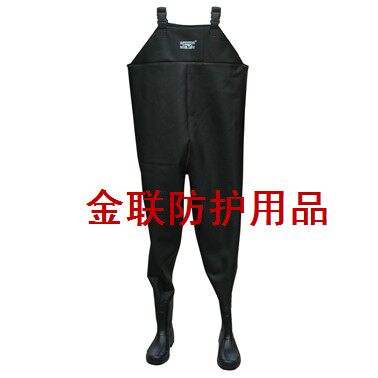 浩特防化耐磨皮衩半身高腰下水裤