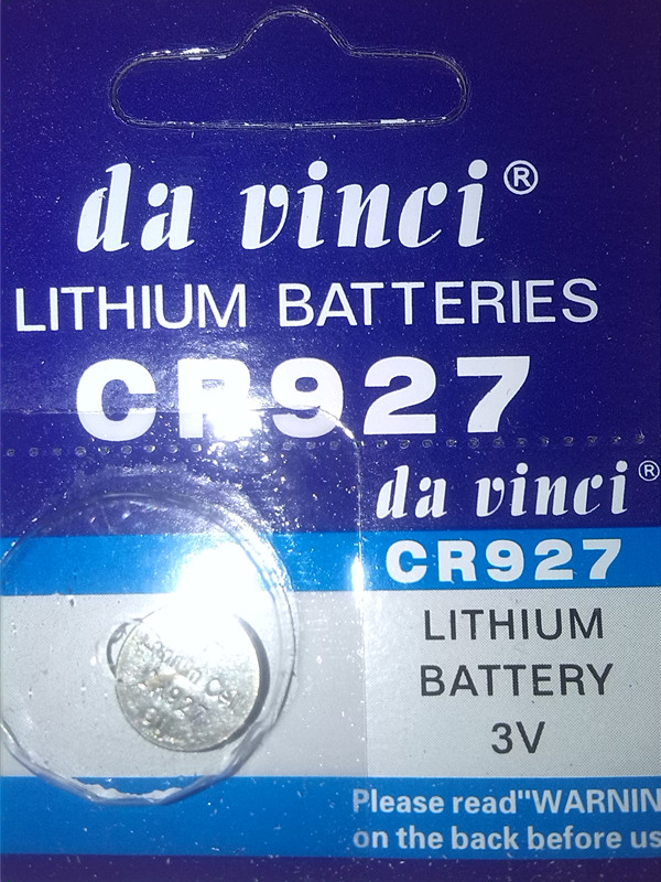CR927 3V纽扣电池 汽车遥控钥匙电池 工业装