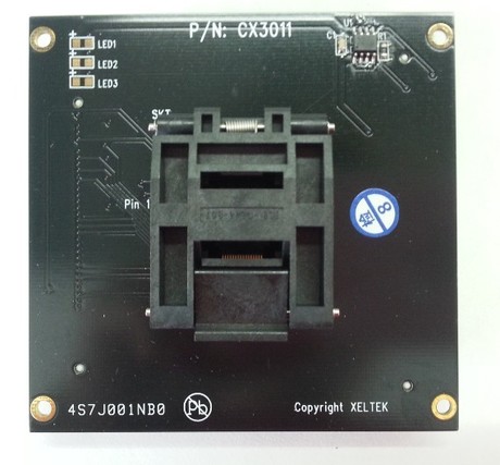 CX3011测试座 适配器 烧录座 西尔特5000 6000专用座 QFP64