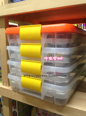 韩国进口EDTOY 磁力拼搭积木p90420益智堆搭建设玩具 四层超大套