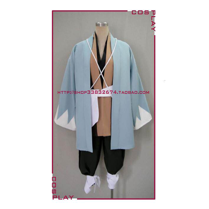旗龙0028 cosplay服装定做 薄樱鬼 冲田聪司 和服 套装