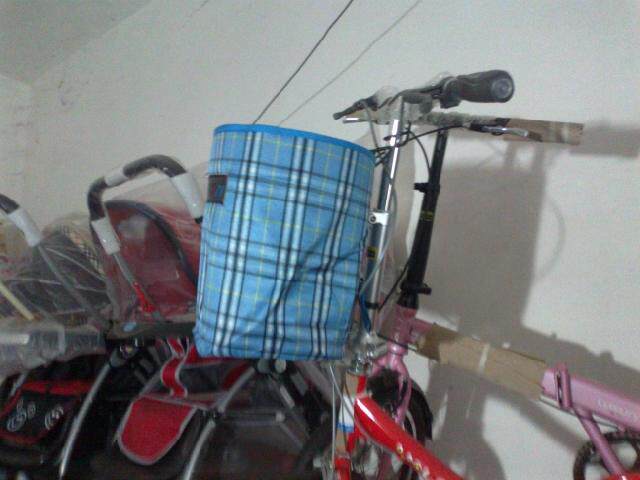 Panier pour vélo en toile - Ref 2260713 Image 1