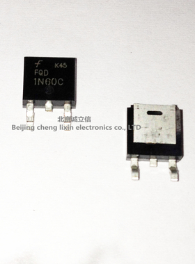 FQD1N60C 1N60C TO-252 贴片 MOS/场效应管 FSC全新现货