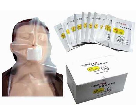 50张/盒一次性CPR消毒面膜