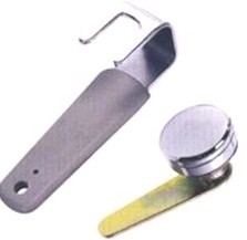 MS812-2圆柱锁电箱电柜转舌锁MS172-2红色手柄钥匙圆头叉锁精品