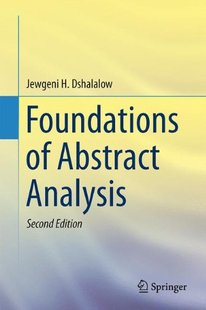 Abstract 预订 Analysis Foundations