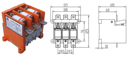 CKJ-125/1.14 36v220v380v真空交流接触器