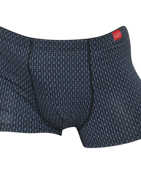 创雅诺84008男士竹浆纤维U凸平角裤舒适贴身内裤青年潮裤大码短裤