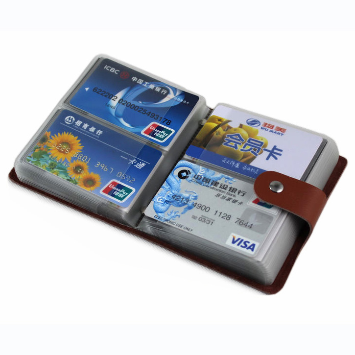 60卡位大容量真皮男式定做卡片