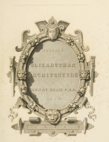 设计素材 1839年伊丽莎白建筑细节图案纹饰 60P图 JPEG格式