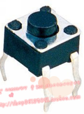6x6x5 铜簧片小按键 电视机按键  电磁炉原装按键 100个三元 四冠
