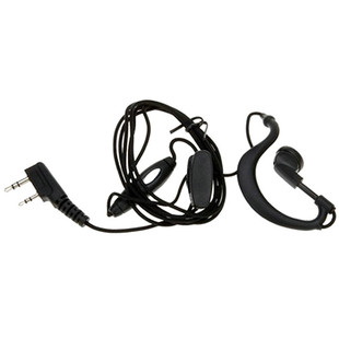 雷曼克斯对讲机配件原装耳机LM001K口通用全新建伍用耳麦挂唛