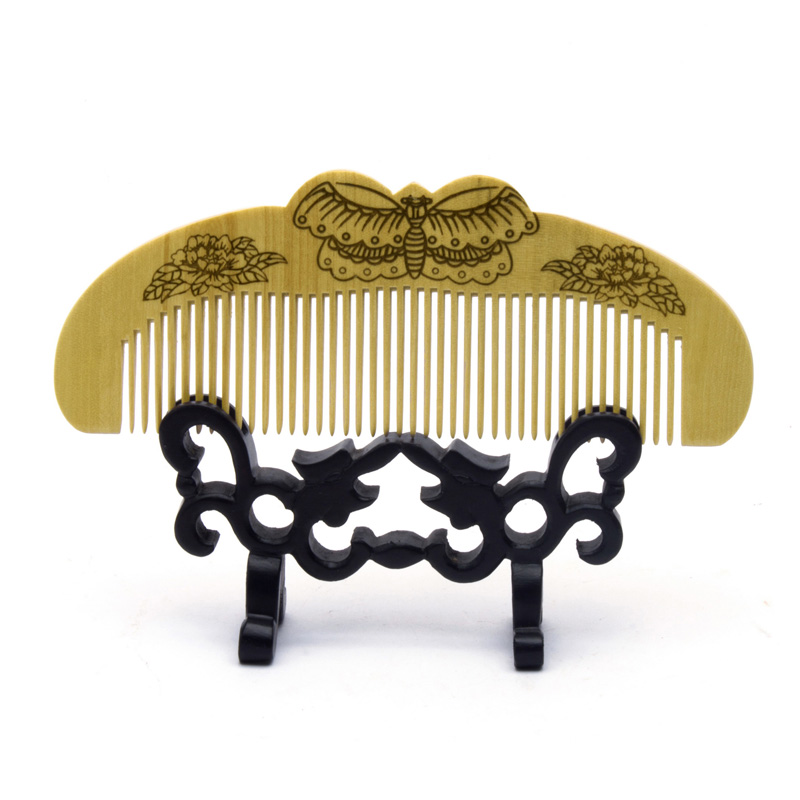 延陵结婚礼品黄杨木梳子