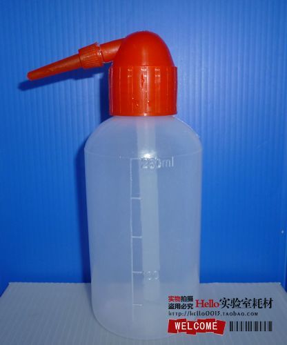 塑料洗瓶红头洗瓶塑料油壶耐酸碱 250ML PE新料