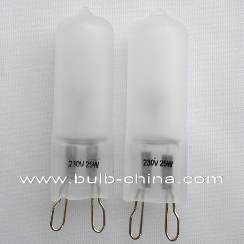 赛远电光源 卤素灯泡 230v 25w g9 磨砂 a381 高品质