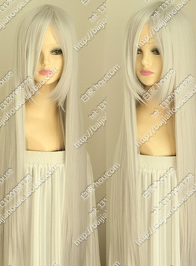 cos假发 银灰色1米通用长直发 萨菲罗斯 李琅琊 殡葬屋 赤夜萌香