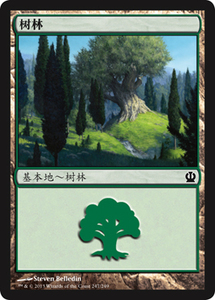 ［北境卡牌］MTG 万智牌 基本地 树林 图案随机 一张 中/英