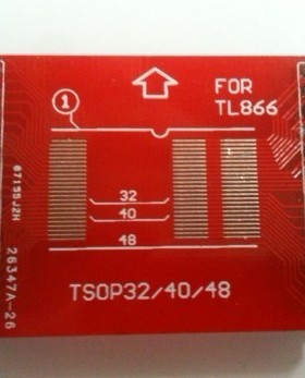 TSOP48/40/32三用转换板 IC测试座 转换座 TL866CS 编程器 烧录座