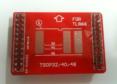 TSOP48/40/32三用转换板 IC测试座 转换座 TL866CS 编程器 烧录座