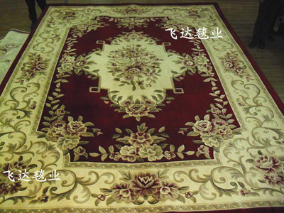 藏羊品牌地毯 140道手工完成全毛机片洗染色地毯 客厅地毯 藏毯