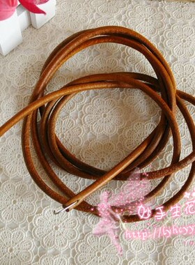 黄牛皮老式家用脚踩缝纫机专用皮带 传动带  配件零件备件 170CM