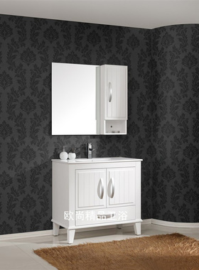 欧式美式橡木浴室柜组合洗脸盆柜洗手盆柜卫浴柜台盆柜家具 TX816